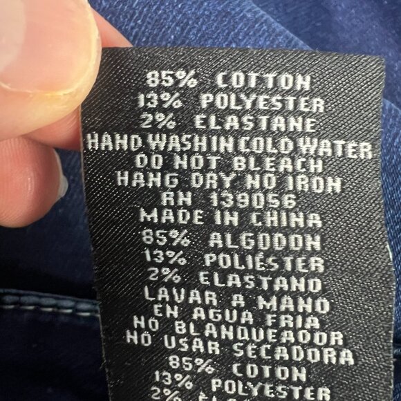 Grace In LA Jeans Women Plus 42x31* P Straight High Rise Blue Faded Denim Tag 22 - Picture 8 of 16